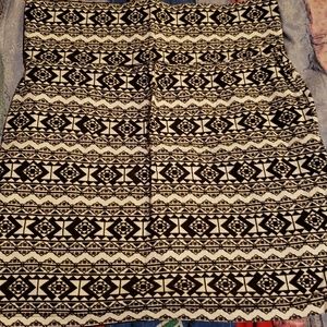 Printed Pencil skirt